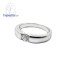 แหวนทองคำขาว แหวนเพชร แหวนคู่ แหวนแต่งงาน แหวนหมั้น - R1013DWG